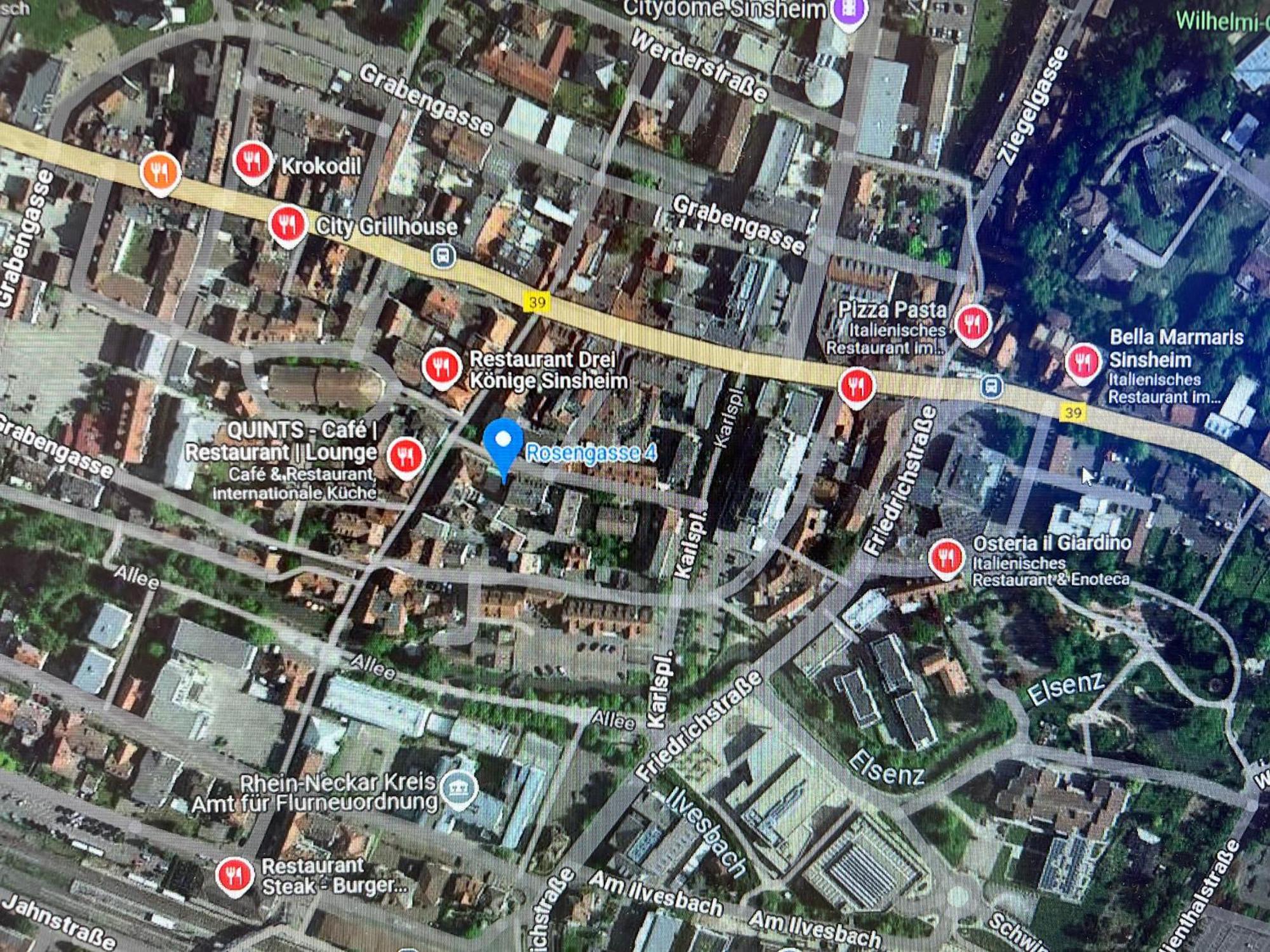 City Apartment Stadtwohnung Mit Kueche Und Netflix Nahe Bahnhof Sinsheim Ngoại thất bức ảnh